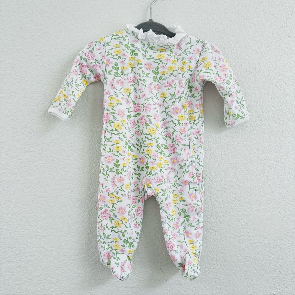 Nella Pima Wildflowers Crossover Footie pajama